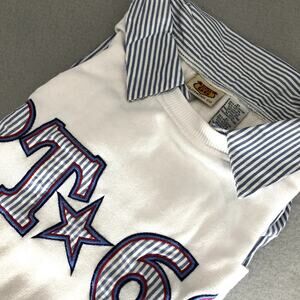 Vintage Route 66 Womens Size 2X White Sweatshirt & Blue Shirt Combo